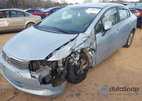 2012 Honda Civic Lx из США, поврежденный, VIN 2HGFB2F55CH516567